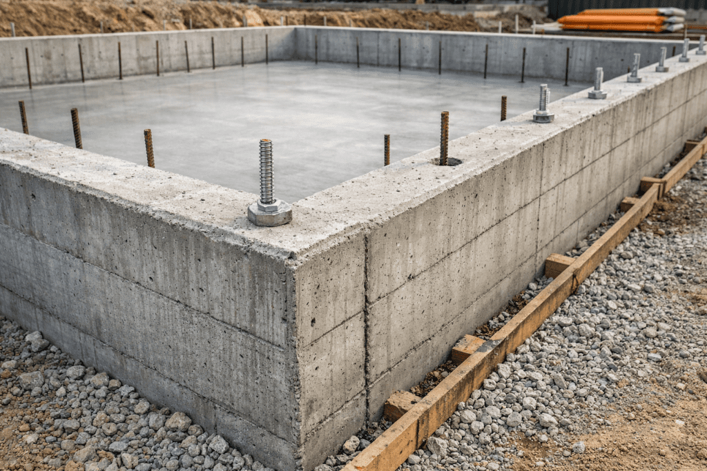 Stem Wall Slab Foundation