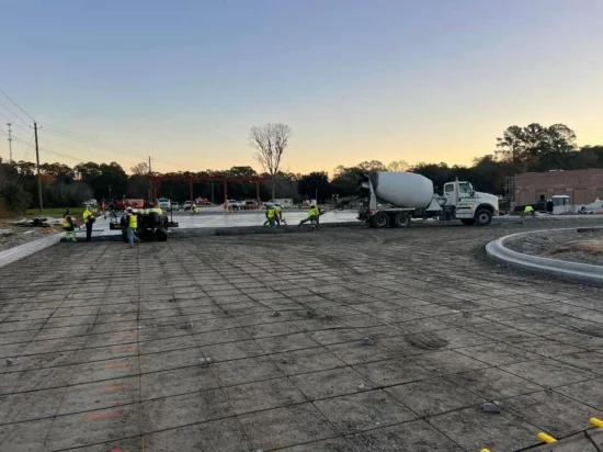 Placing Concrete Rebar